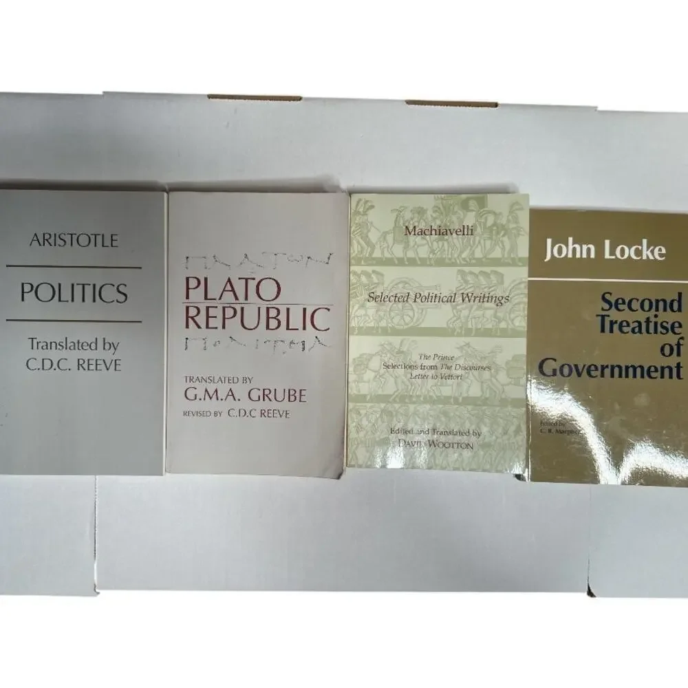 Politics Aristotle Plato Republic Selected Political Writing Machiavelli Set 4
